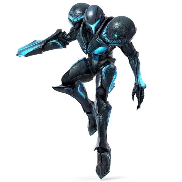 An evil twin of samus, cloaked in dark toxic matter called phazon